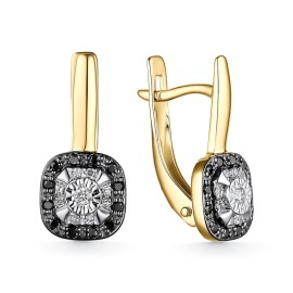 Серьги GOLDOS С537-325  Золото, Бриллиант