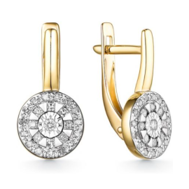 Серьги GOLDOS С538-320 Золото, Бриллиант