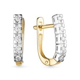 Серьги GOLDOS С625-320 Золото, Бриллиант