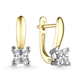 Серьги GOLDOS С813-320 Золото, Бриллиант