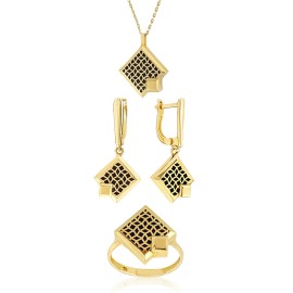 Комплект GOLDOS 143077-S Золото, Эмаль