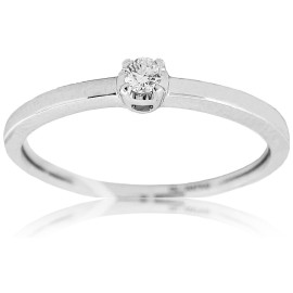 Кольцо GOLDOS DR6660W-04 Золото, Бриллиант