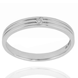 Кольцо GOLDOS DR3697W Золото, Бриллиант