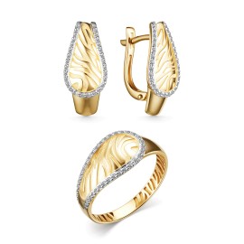 Комплект GOLDOS 15796-300-S Золото, Бриллиант Комплект GOLDOS 15796-300-S Золото, Бриллиант