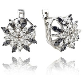 Серьги GOLDOS Premium DE1102 Золото, Бриллиант