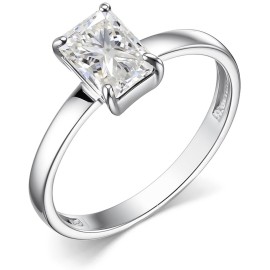 Кольцо GOLDOS 01-3512/00ГХ-00 Серебро, Горный хрусталь 