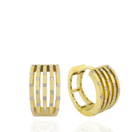 Серьги GOLDOS 143459 Золото, Цирконий