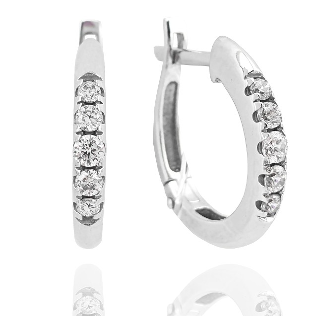 Серьги GOLDOS 143300 Золото, Кристаллы Swarovski