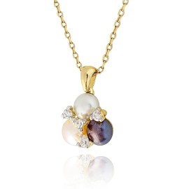 Колье GOLDOS 143448 Золото, Swarovski, Жемчуг