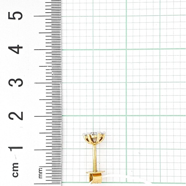 Серьги GOLDOS SDE1824-B-14 Золото, Бриллиант