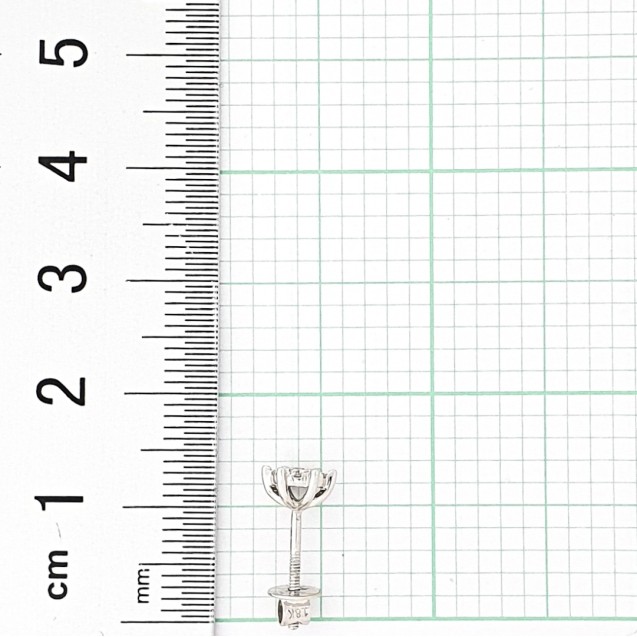 Серьги GOLDOS SDE1824W Золото, Бриллиант