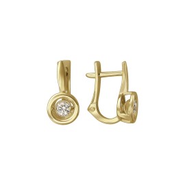 Серьги GOLDOS 143166 Золото, Фианит