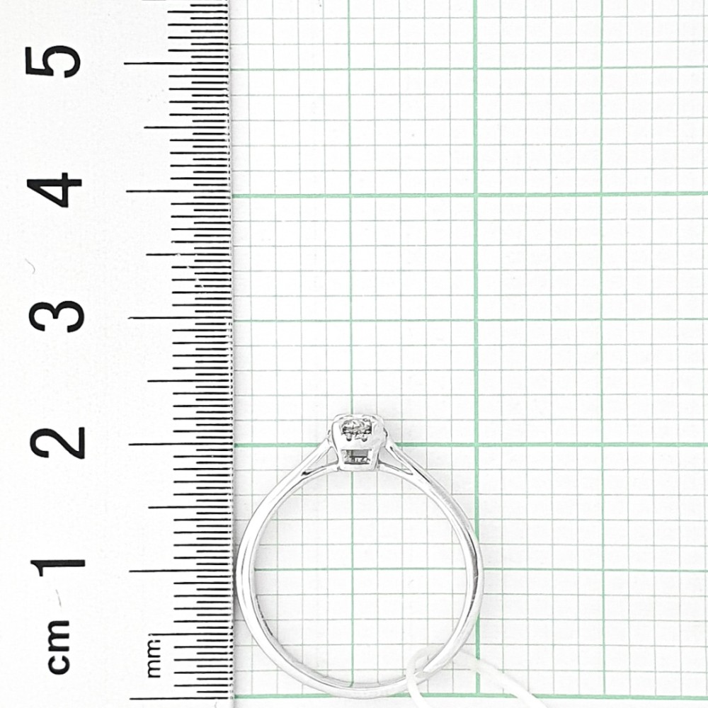 Кольцо GOLDOS Premium SDR2618W Золото, Бриллиант