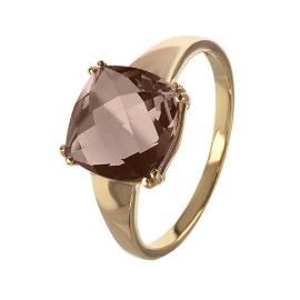 Кольцо GOLDOS К4194-25 Золото, Кварц Гранат