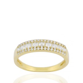 Кольцо GOLDOS 143745 Золото, Фианит