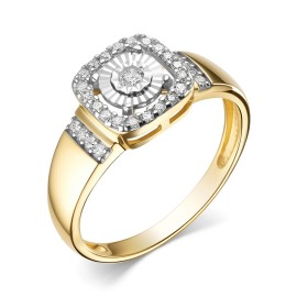 Кольцо GOLDOS К822-0320 Золото, Бриллиант