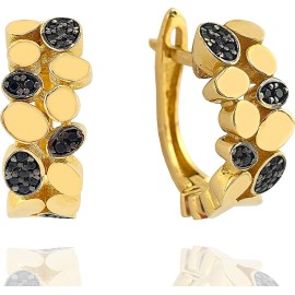 Серьги GOLDOS 143460 Золото, Кристаллы Swarovski