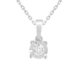 Колье GOLDOS SDP2105W-12W Золото, Бриллиант 
