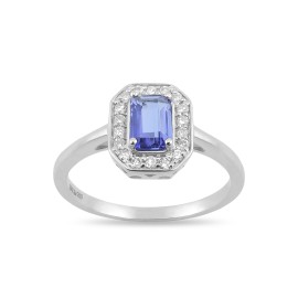 Кольцо GOLDOS XSDR10565W Золото, Бриллиант, Танзанит