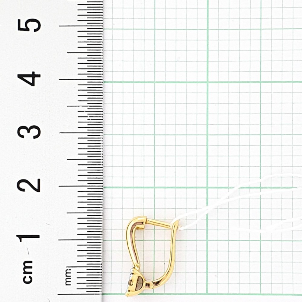 Серьги GOLDOS коллекция Premium SDE1864-A-14 Золото, Бриллиант