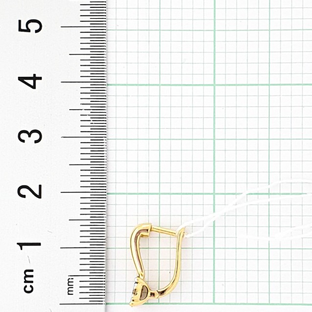Серьги GOLDOS коллекция Premium SDE1864-A-14 Золото, Бриллиант