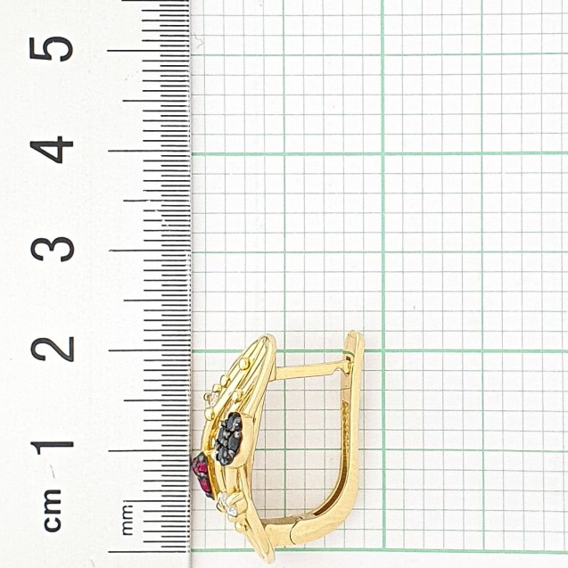 Серьги GOLDOS 143240 Золото, Swarovski