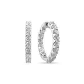 Серьги GOLDOS DE4940-3W золото, Бриллиант