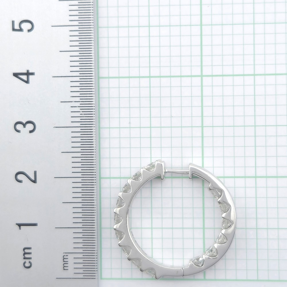 Серьги GOLDOS DE4940-3W золото, Бриллиант