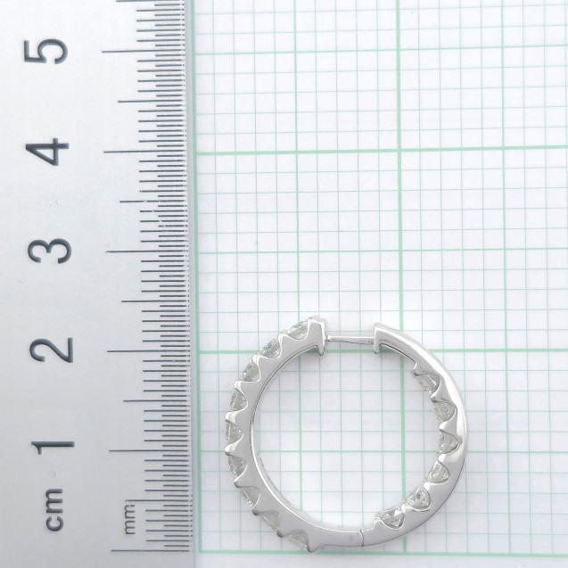 Серьги GOLDOS DE4940-3W золото, Бриллиант