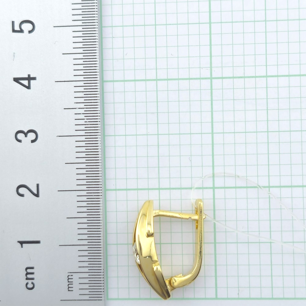 Серьги GOLDOS SDE2603 Золото, Бриллиант