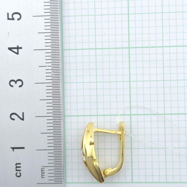 Серьги GOLDOS SDE2603 Золото, Бриллиант